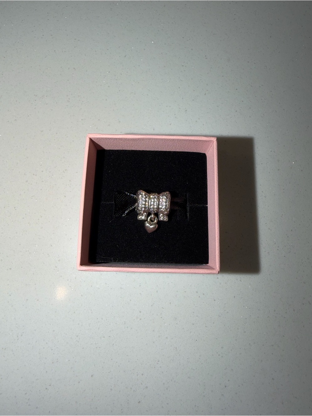 Pandora Heart and Bow Charm